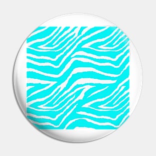 Zebra Blue Pin