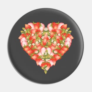 I love strawberry heart shape Pin