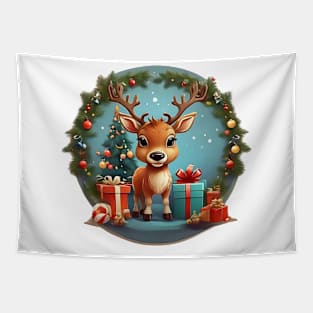 Christmas Reindeer Tapestry