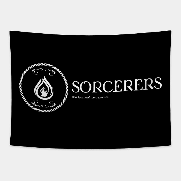 Sorcerer Character Class TRPG Tabletop RPG Gaming Addict Tapestry by dungeonarmory