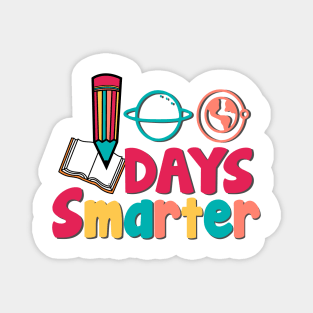 100 Days Smarter, 100th Day Of School Shirt, 100th Day of School Teacher or Kids Magnet