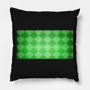 Green Diamonds Pillow