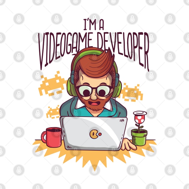 I´m a Videogame Developer by HotspotMerchandise