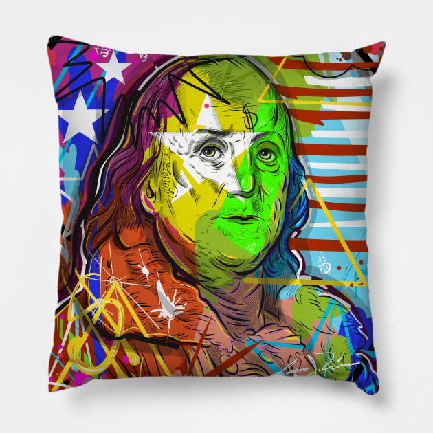 Benjamin Pillow by Lazrartist