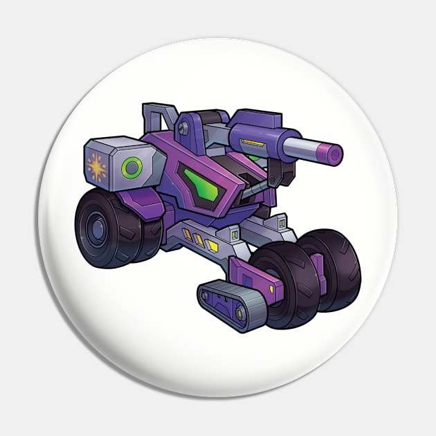 Micro Bots - Flash Pin by Prometheus Game Labs