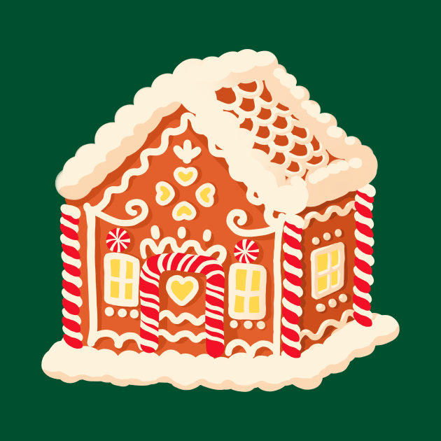 Gingerbread House - Christmasm Cookies - ticker by NOSSIKKO