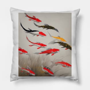 The Art of Koi Fish: A Visual Feast for Your Eyes 10 Pillow