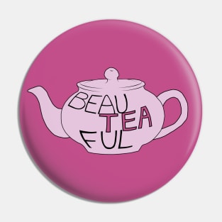 Pink teapot Pin