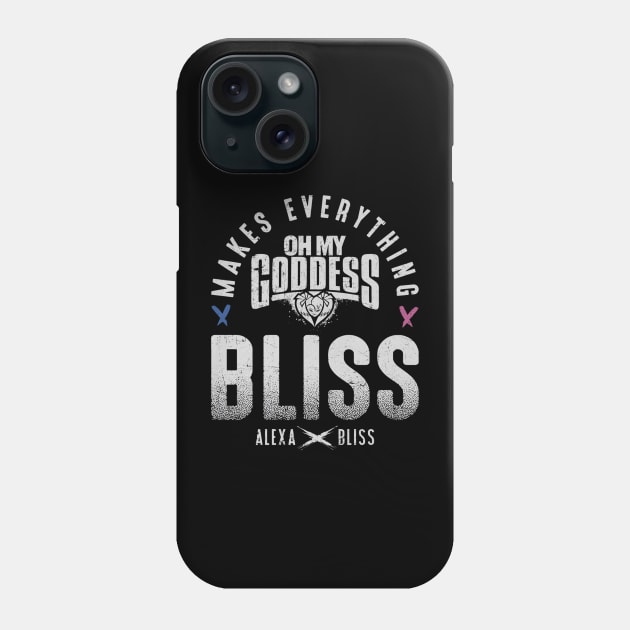 Alexa Bliss Makes Everything Bliss Phone Case by MunMun_Design