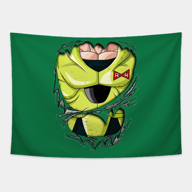 dragon ball android 16 Tapestry by GeekCastle