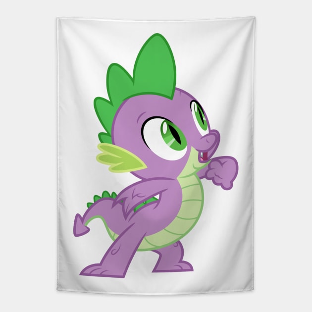 Spike nudge Tapestry by CloudyGlow