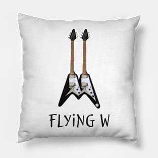 Flying W Electric Guitar Pillow