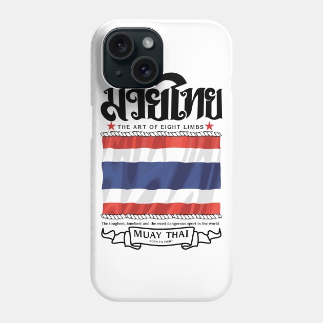 Muay Thai Phone Case by KewaleeTee