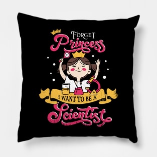 Future Scientist Girl Gift Pillow