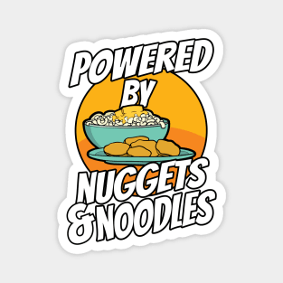 Picky Eater Powered By Nuggets and Noodles Magnet
