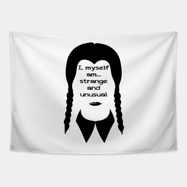 Wednesday Addams Tapestry by BJS_Inc