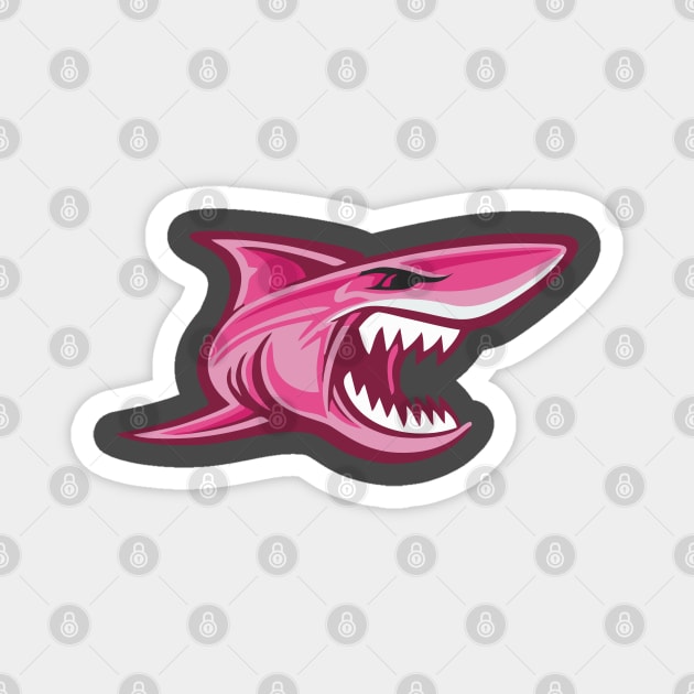 Acque Turbolente Rosa Magnet by GR8DZINE