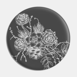 Succulent Vibes (Chalkboard style) - Nature, floral design, plant lover Pin