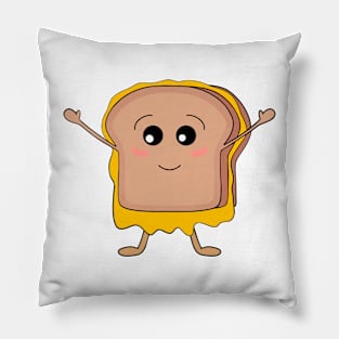 FUNNY Food Grilled Cheese Lover Sandwich Pillow