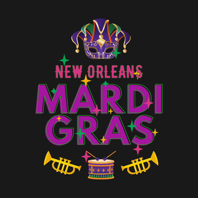 Mardi Gras Carnival New Orleans by TrippleTee_Sirill