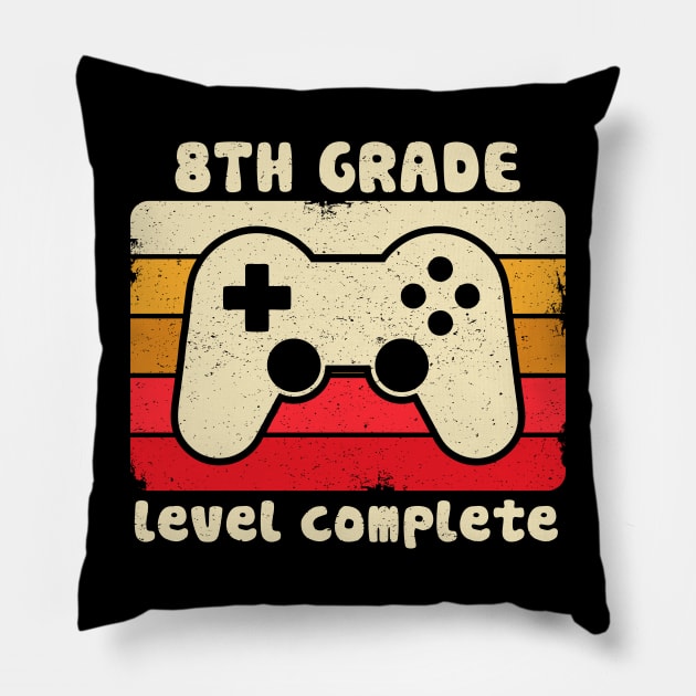 8th Grade Level Complete Pillow by luisharun