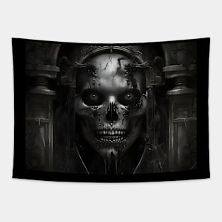 Dark Horrid Face Tapestry