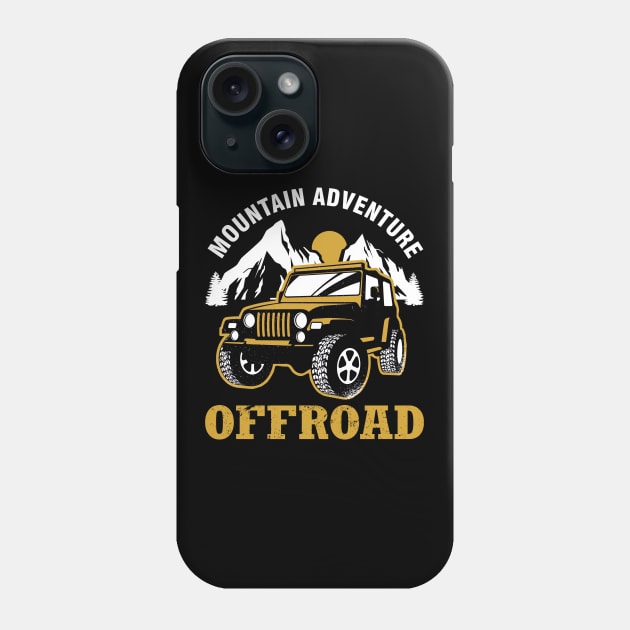 Offroad Jeep off road car Phone Case by Tobias Store