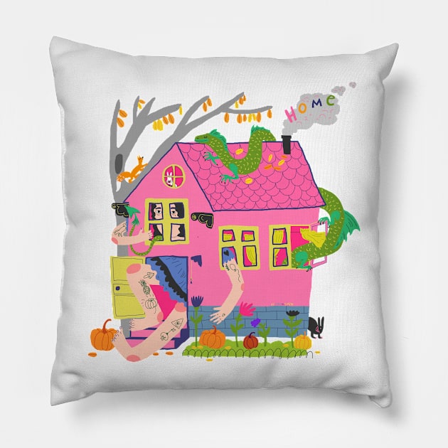 Home Pillow by ezrawsmith