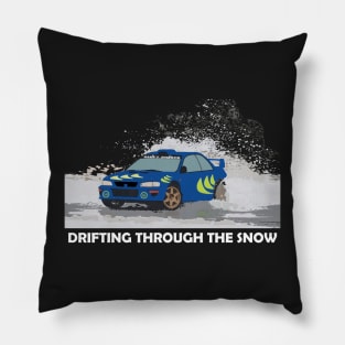 Rally Drifting - GC8 WRX (Rally Car) Inspired Pillow