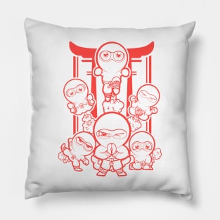 Farting Ninjas Pillow