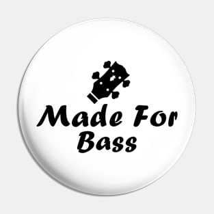 Made For Bass Logo (Black) Pin