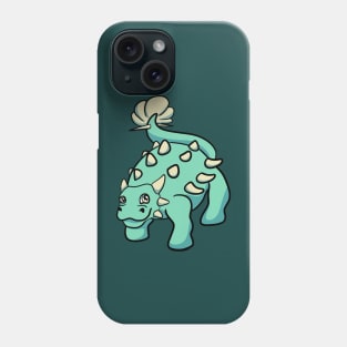 Cute ankylosaurus Phone Case