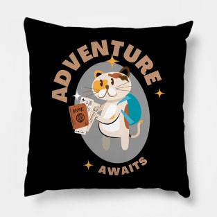 adventure awaits Pillow