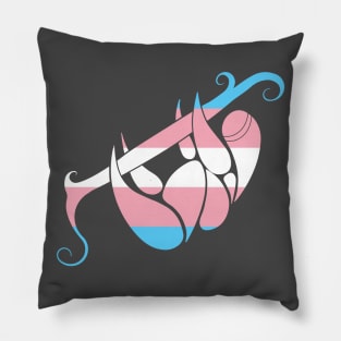 Transgender Flag Sloth Pillow