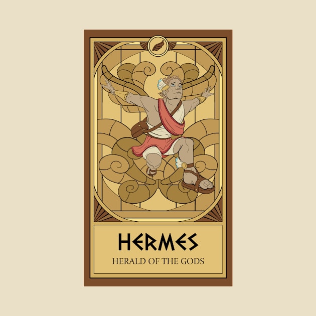 Hermes Tarot Card by katieclouds