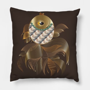 Golden Baby Fish Pillow