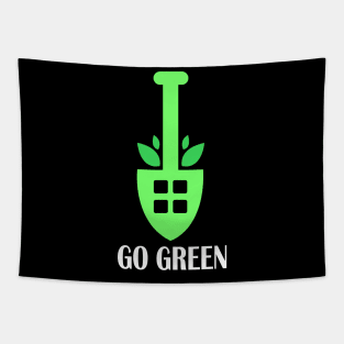 GO GREEN Tapestry