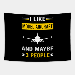 3 People Model Aircraft Tapestry