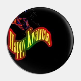 Happy Kwanzaa Pin