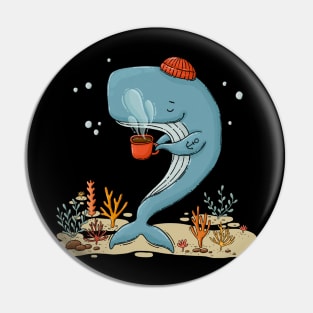 Hip Whale Pin