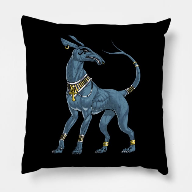 Ancient Egyptian Deity Set Pillow by underheaven