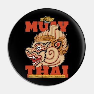 Vintage Muay Thai Tattoo Hanuman Pin