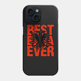 Best Baba Ever Albanian Dad Father Albania Eagle Flag Distressed Gift Phone Case