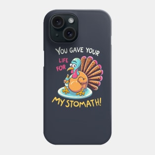 Thanksgiving turkey Phone Case