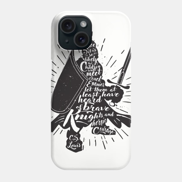 Knight: C.S. Lewis Phone Case by DavidByronHicks