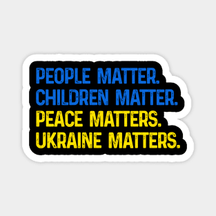 Ukraine Matters Magnet