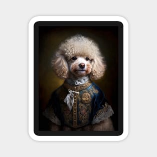 Royal Portrait of a Toy Poodle Magnet