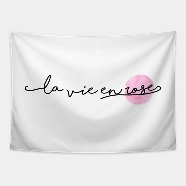 La vie en rose Tapestry by ghjura