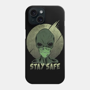 stay safe from aliens Phone Case