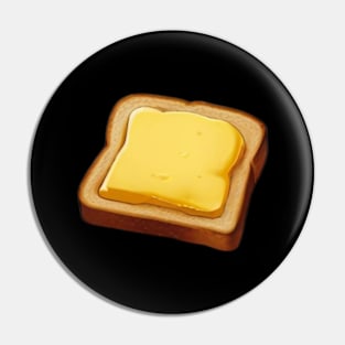 Butter Toast Sandwich Bread Vintage Yummy Kawaii Coffee Pin